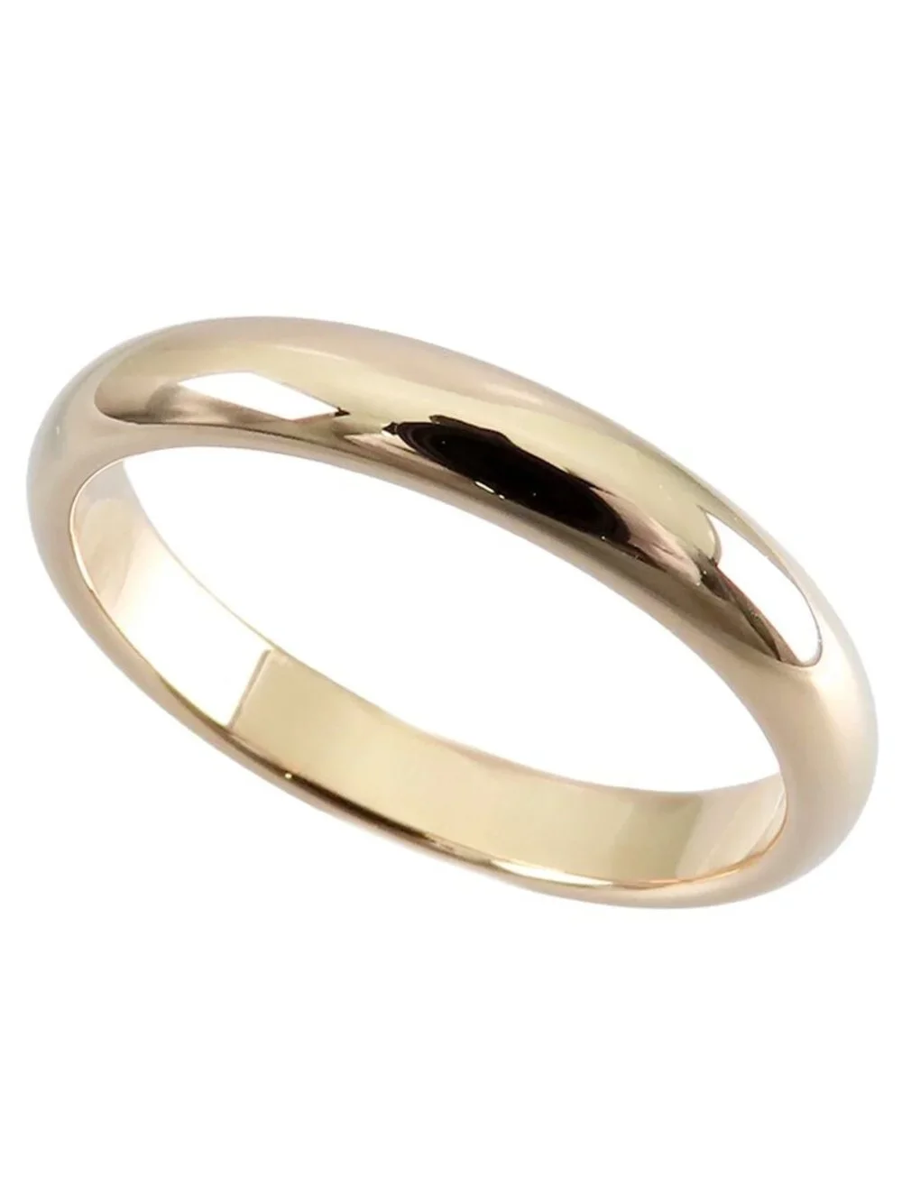 Cartier 1895 Wedding Ring Yellow Gold YG Certificate 58